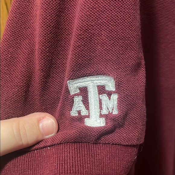 A&M Polo by Ralph Lauren Maroon Polo Shirt Sophisticated Comfort - Picture 4 of 4